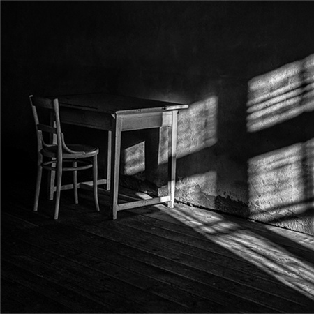 Sunlit Place to Sit (in Shadows & Silhouettes)